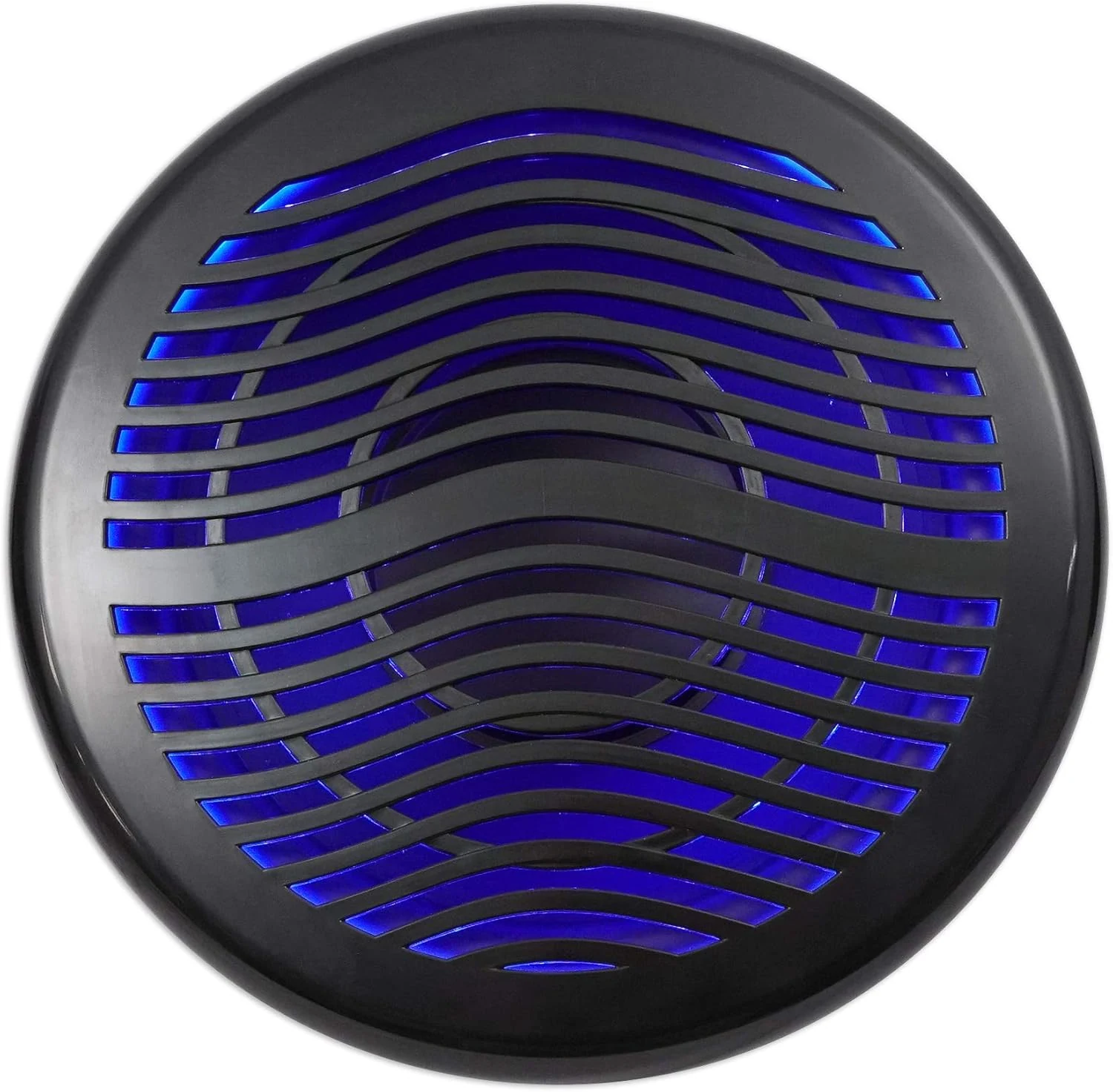 Rockville MS12LB 12" 2800 Watt Black Marine/Boat 12" Free Air Subwoofer w/LED's