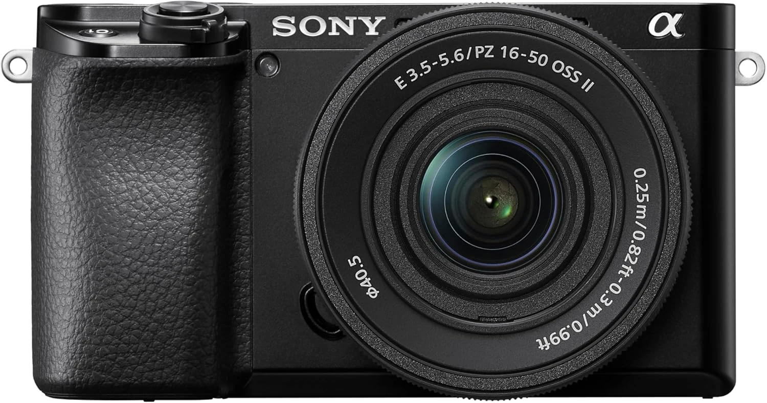 Sony ILCE6100KB Alpha 6100 Mirrorless 4K Video Camera with E PZ 16-50mm Lens - Black