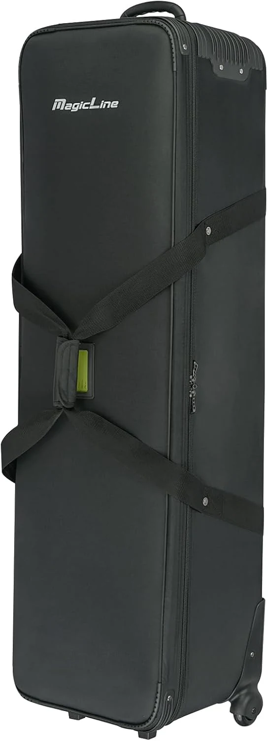 MagicLine Studio Equipment Trolley Case 52" x15''x13'', Rolling Camera Bag with Wheels