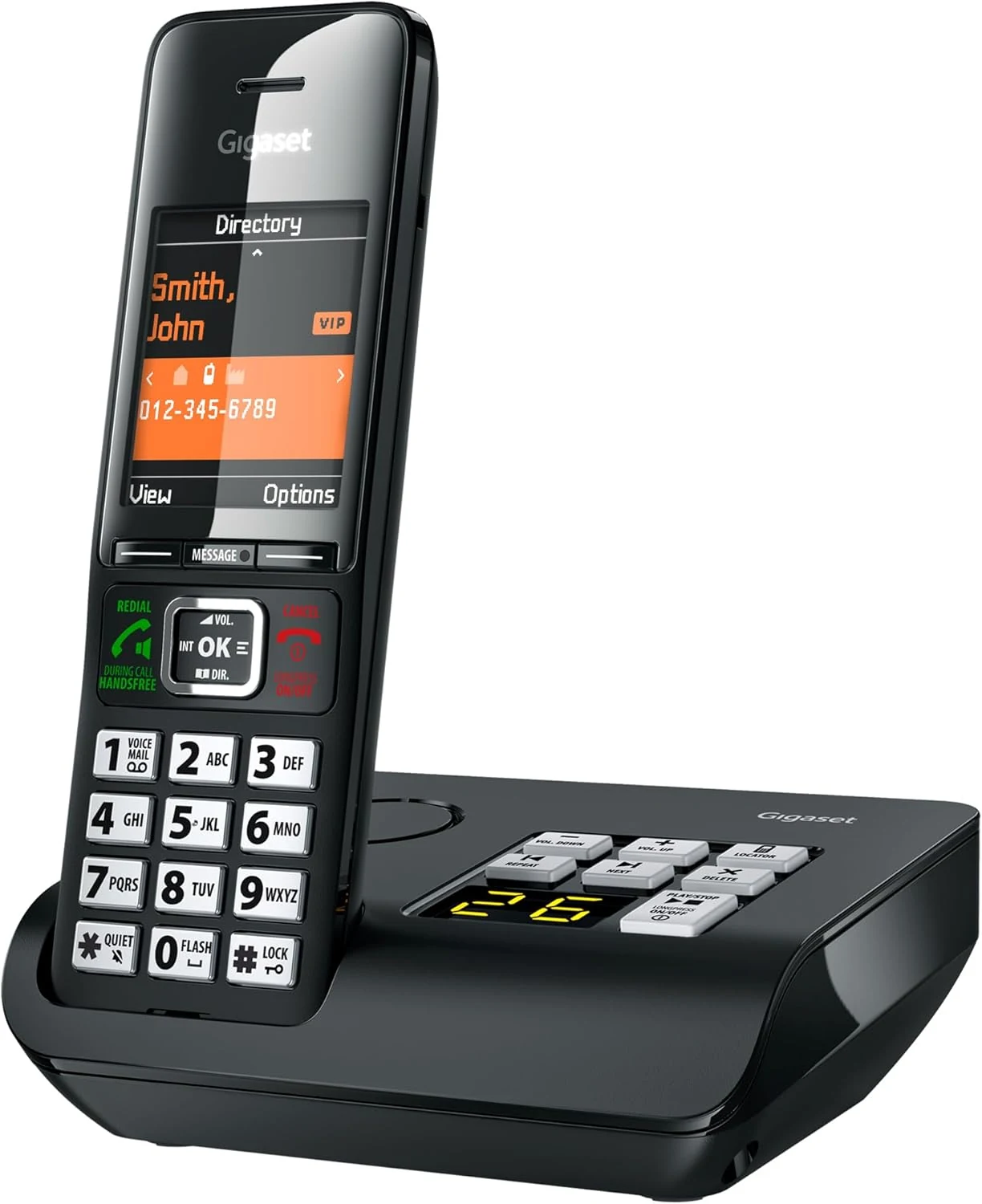 Gigaset Comfort 552A - Cordless DECT Phone with Answering Machine