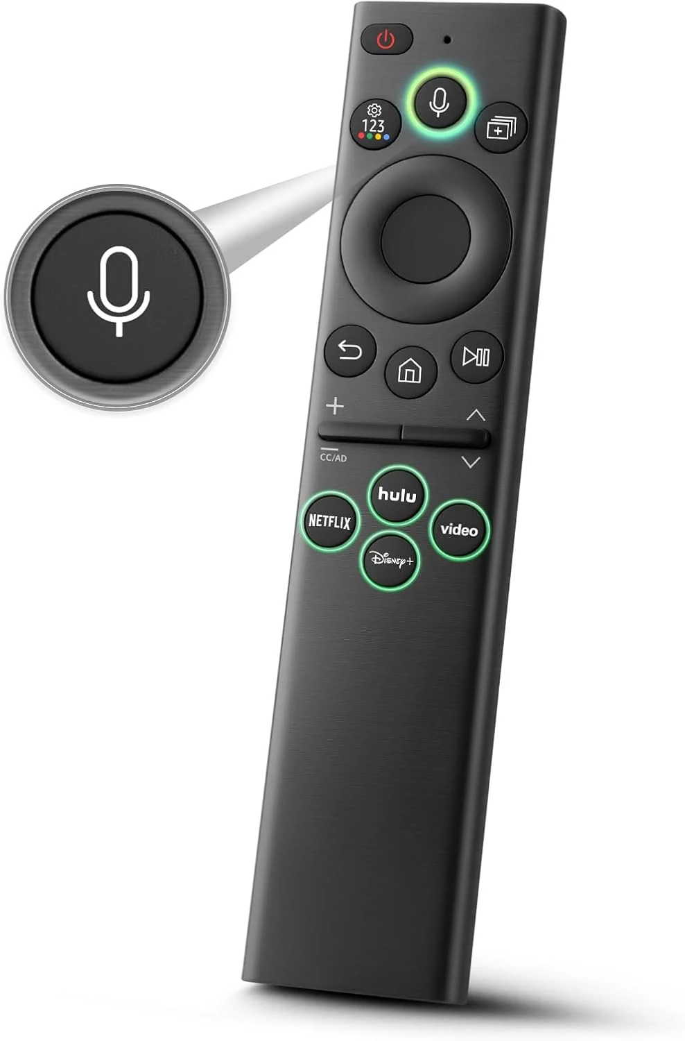for Samsung-Smart-TV-Remote-Control-Replacement,Universal Remote for 2019 2026 Samsung Frame Curved Crystal Smart TVs, with Voice Control