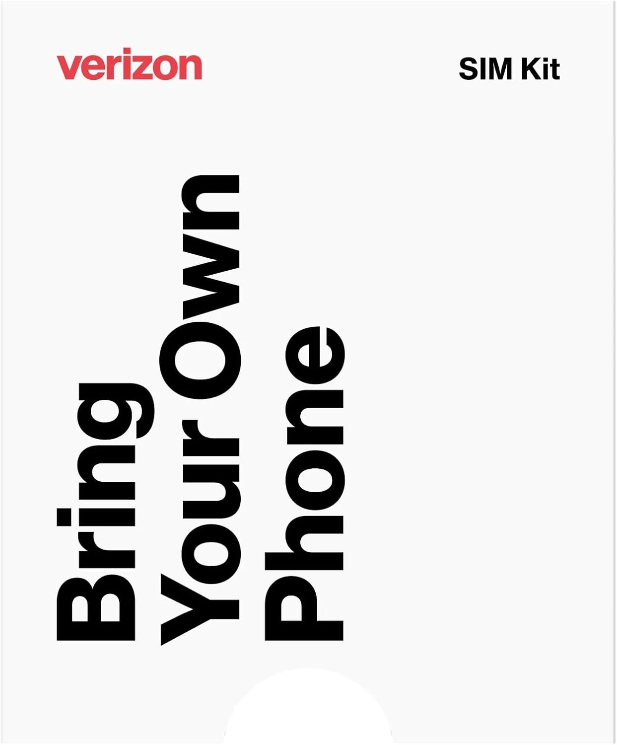 Verizon Prepaid Bring Your Own Phone (BYOP) SIM Kit