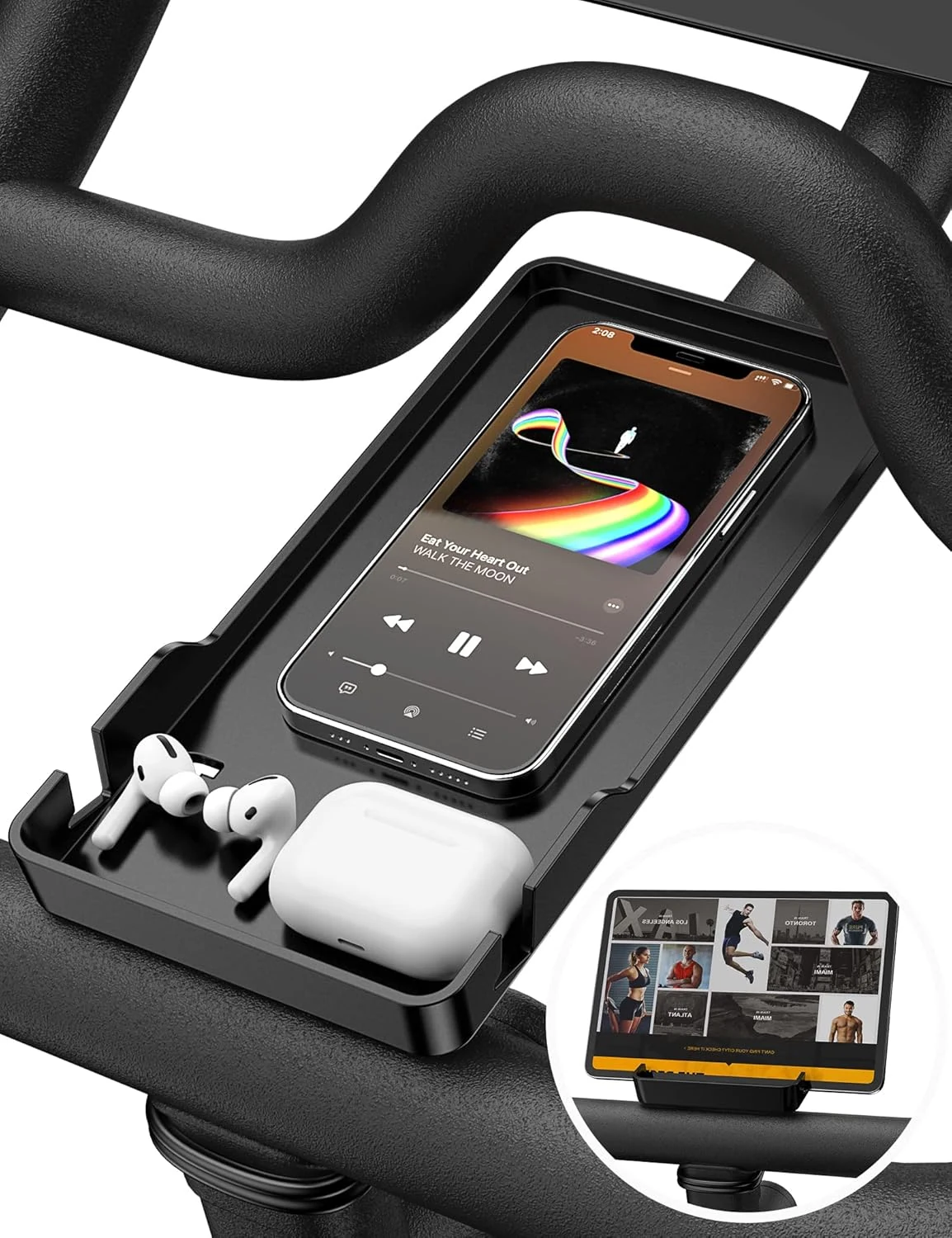 Phone Holder for Peloton Bike & Peloton Bike + (Acoretoas)