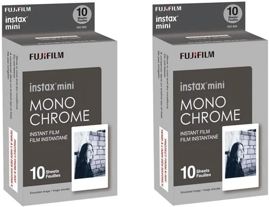 Fujifilm Instax Mini Monochrome Film - 20 Exposures