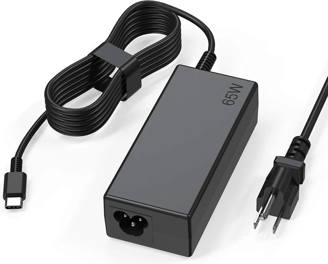 UNAWUDOH 65W USB C Laptop Charger (Type C Fast Charging, Power Delivery 3.0)