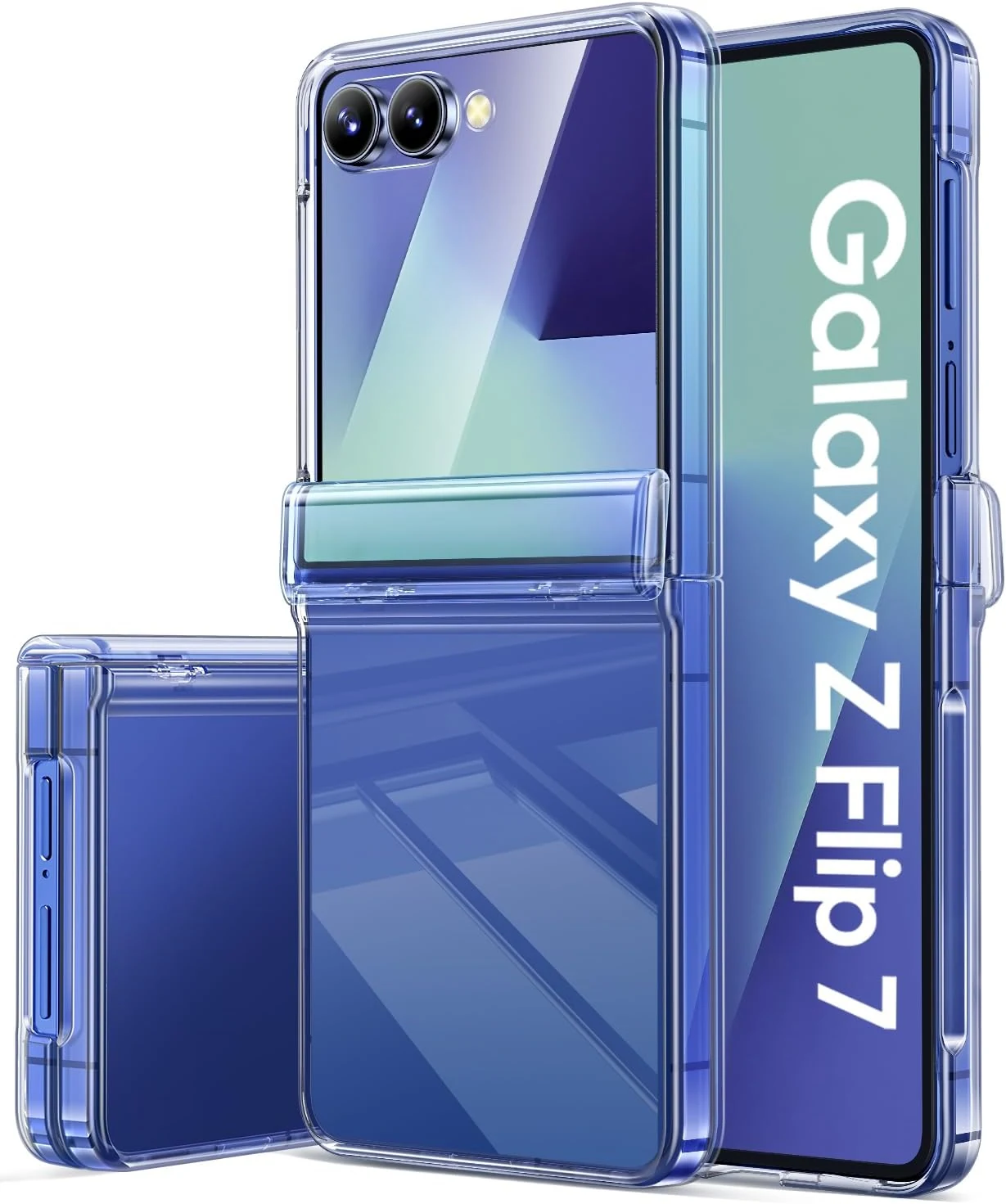 Vihibii for Samsung Galaxy Z Flip 7 Case Clear, [Non-Yellowing]