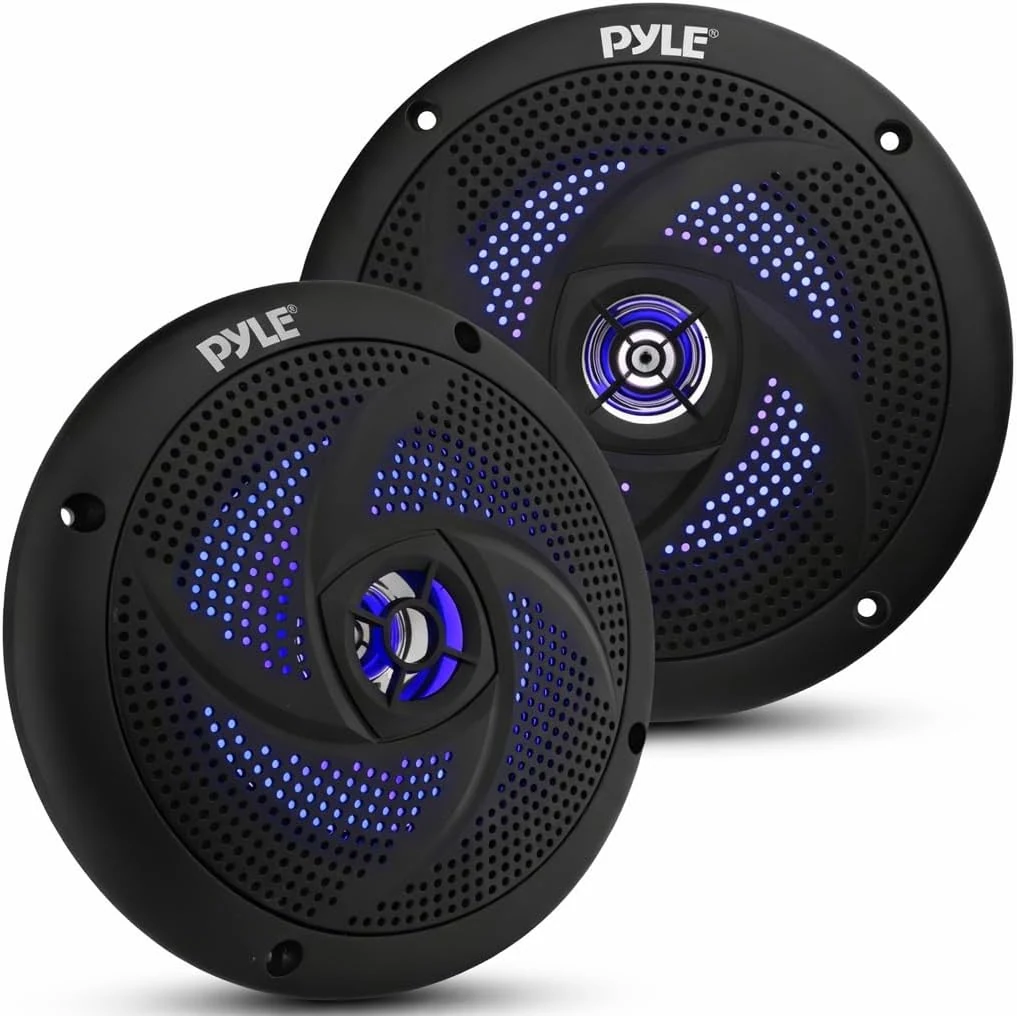 Pyle Marine Waterproof Speakers 6.5” (PLMRS63BL)