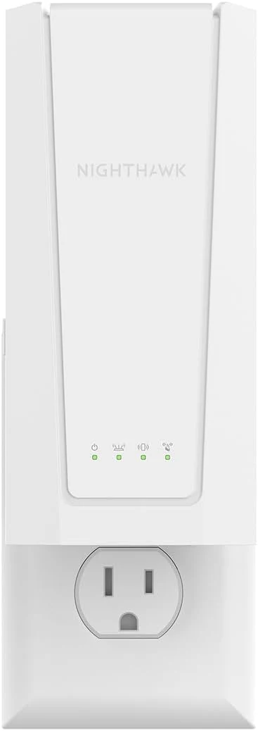 NETGEAR WiFi 7 Range Extender (EXS18) – BE3600 Dual-Band Wireless Internet Signal Range Extender (up to 3.6 Gbps Speed) - Add up to 1,200 sq. ft., 40 Devices – WPA3 Security, Smart Roaming