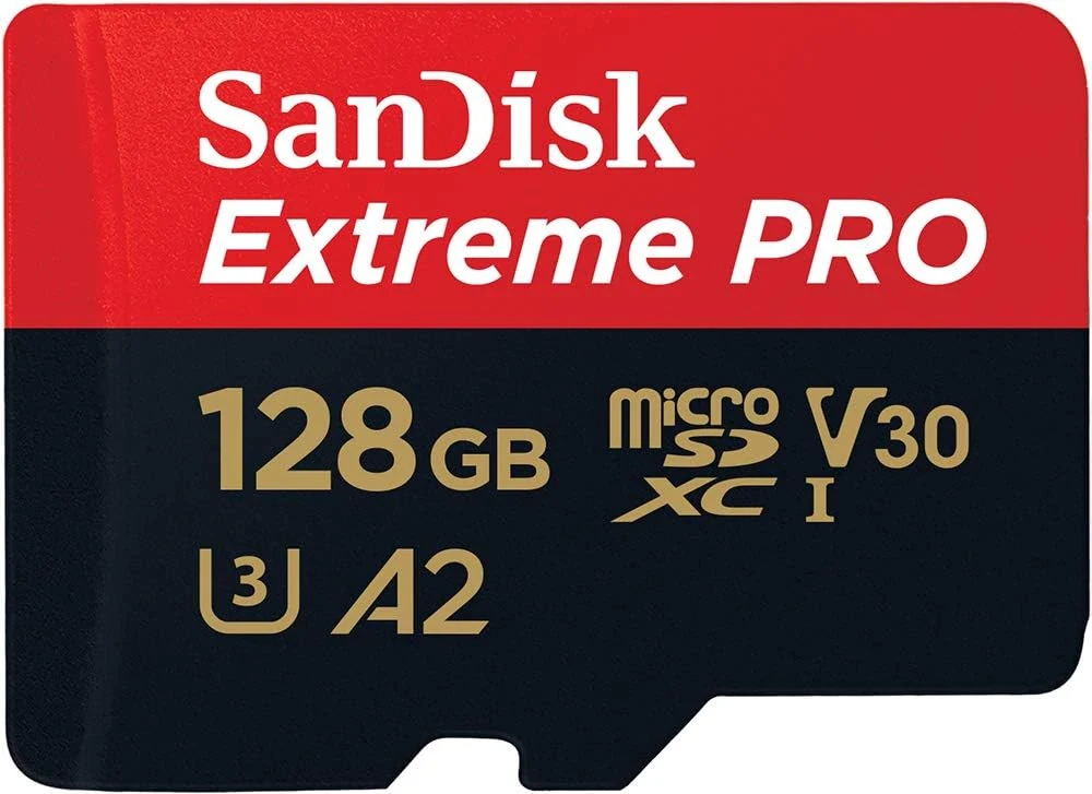 SanDisk SDSQXCD-128G-GN6MA Extreme Pro microSDXC 128GB with SD adapter