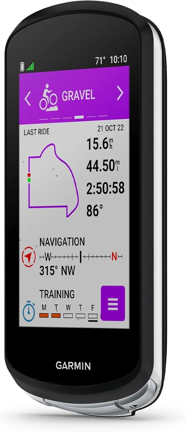Garmin Edge® 1040 Solar, GPS Bike Computer with Solar Charging Capabilities, On and Off-Road