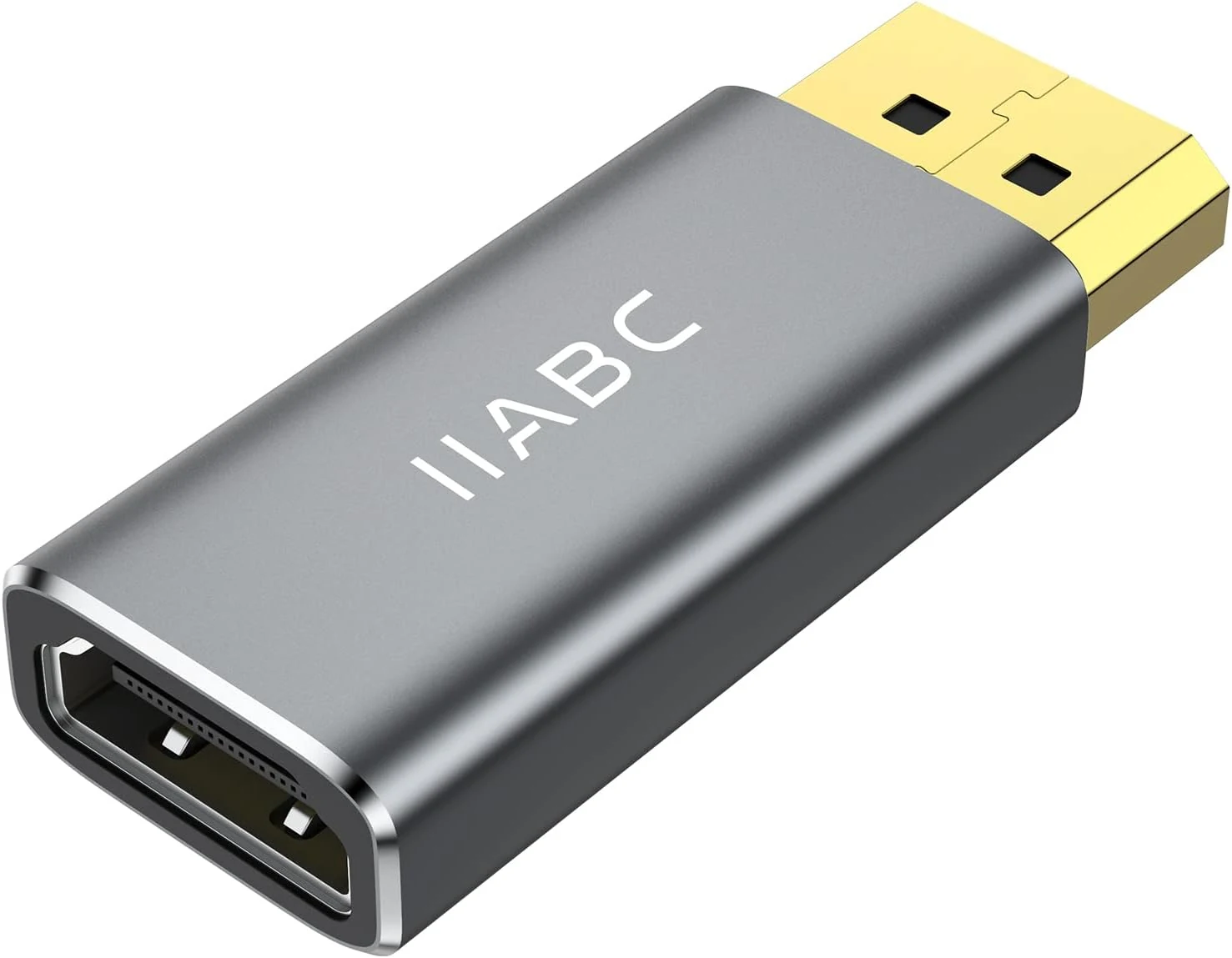 IIABC Displayport to HDMI Adapter 4K 24K Gold Plated Displayport DP to HDMI Female Converter (Uni-Directional)