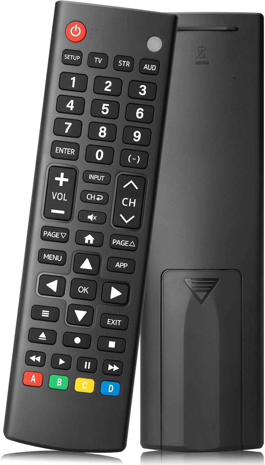 Universal TV Remote Control for Samsung, LG, Hisense, TCL, Sony, Vizio, Onn, Toshiba, Philips and More DVD, Blu Ray Player, Soundbar Devices