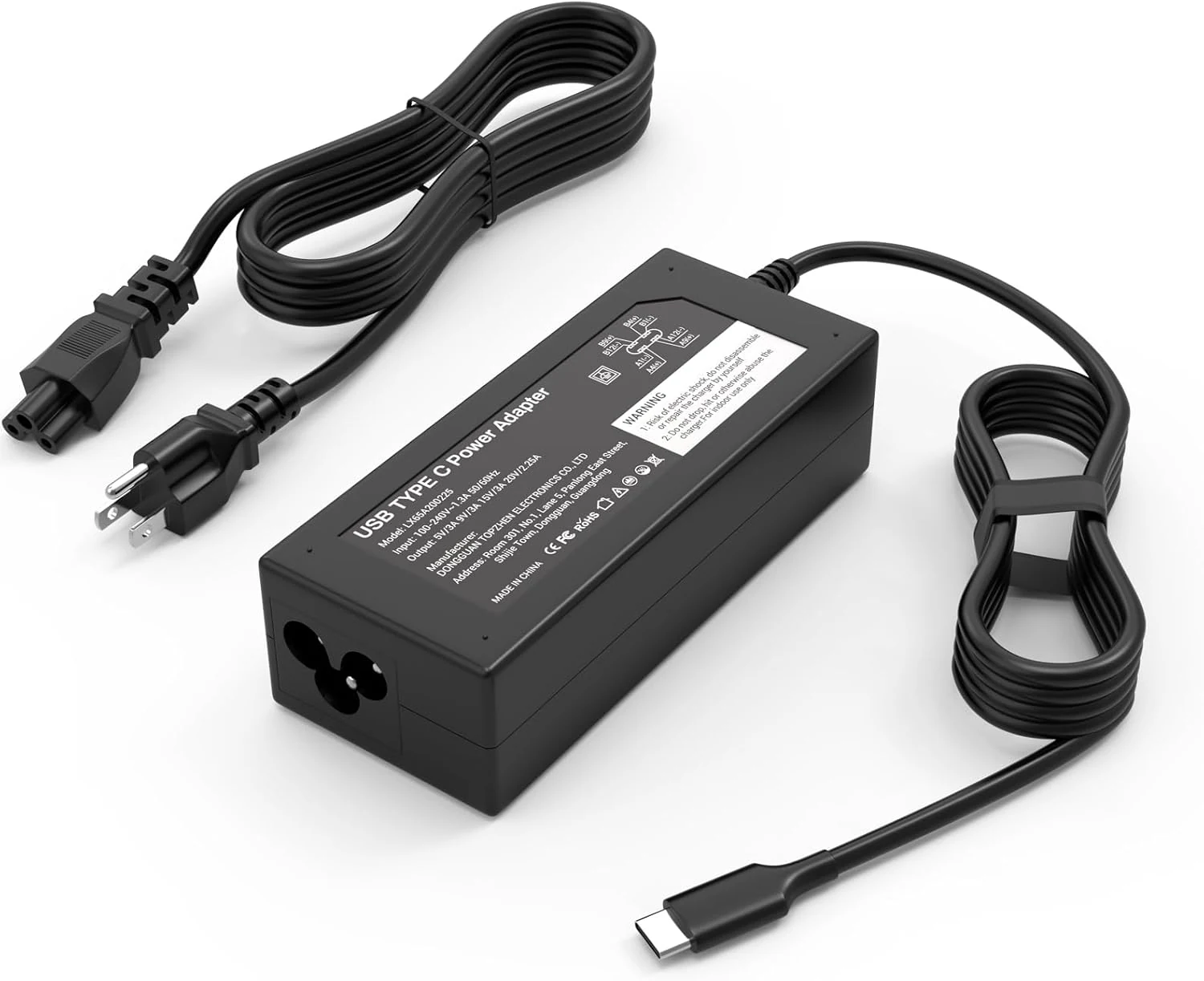 DECSZDY Replacement for Chromebook Charger 45W USB C;Compatible with HP Chromebook X360
