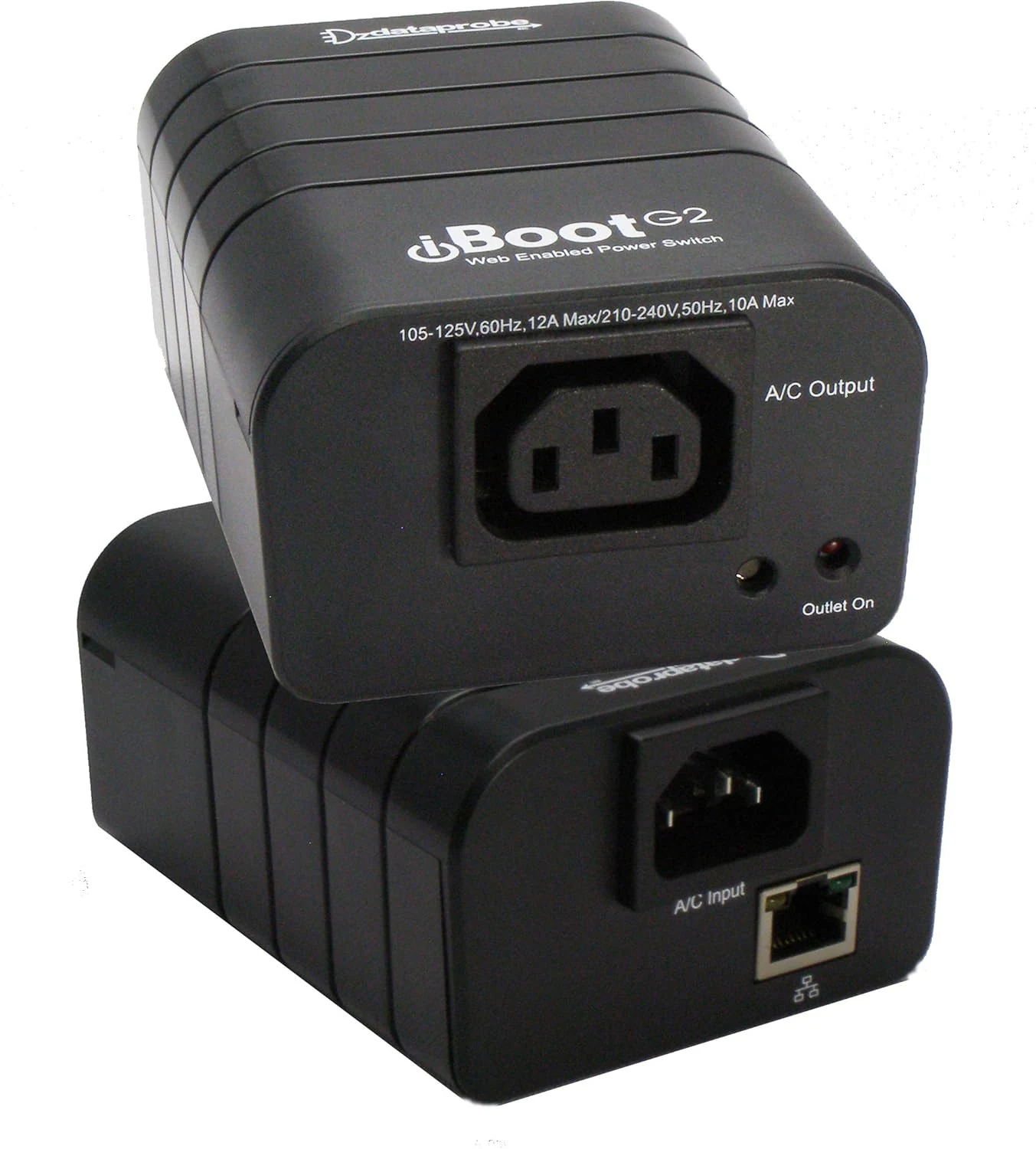 Dataprobe iBoot-G2 Basic Network Power Switch, 1 Outlet PDU, 110/220 VAC Operation, Remote Power Switch, Sophisticated Automation and Remote Rebooting, Smart Power Switch