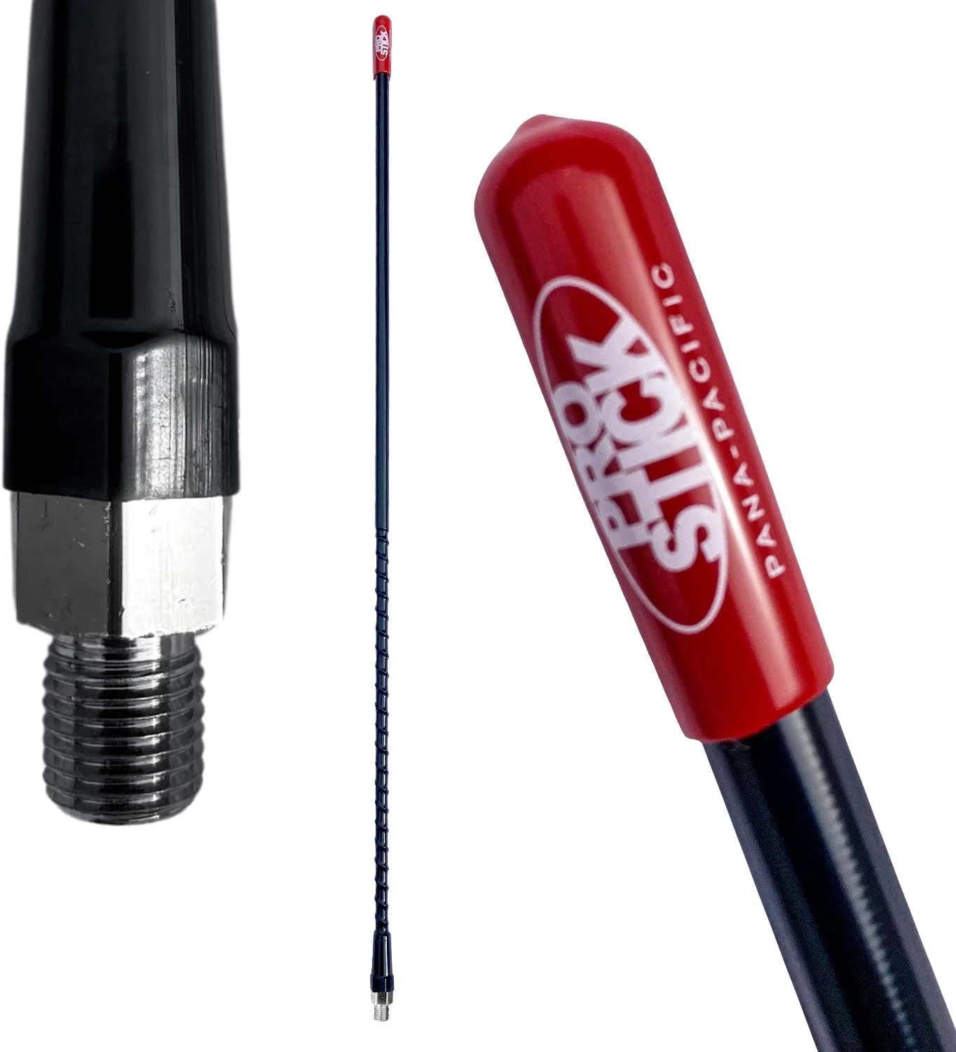 Prostick 2` Foot Fiberglass - Black CB Radio Antenna