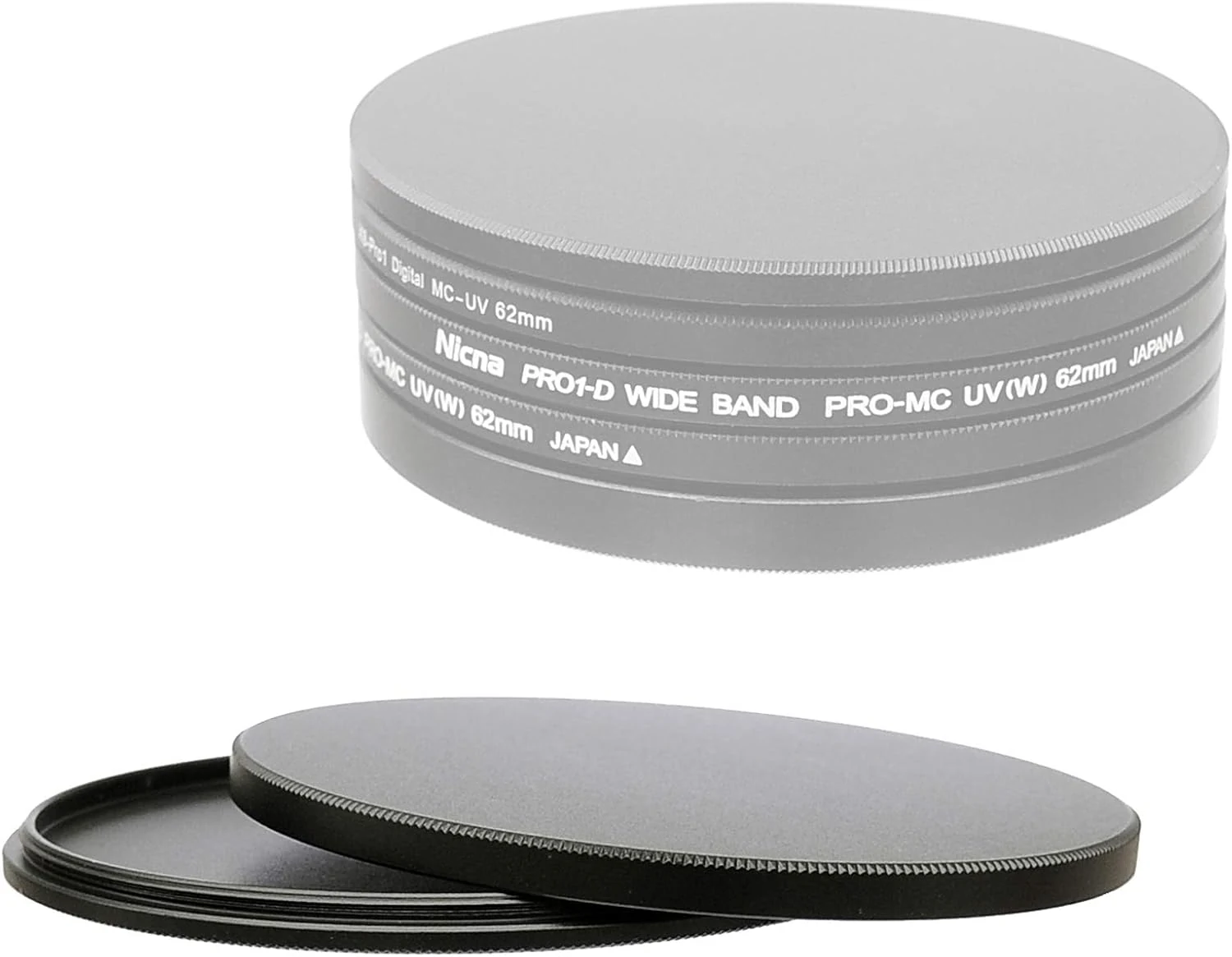 Fotasy 55mm Metal Filter Stack, Aluminum Alloy Slim Stack Fits 55mm UV CPL Fader ND Filter