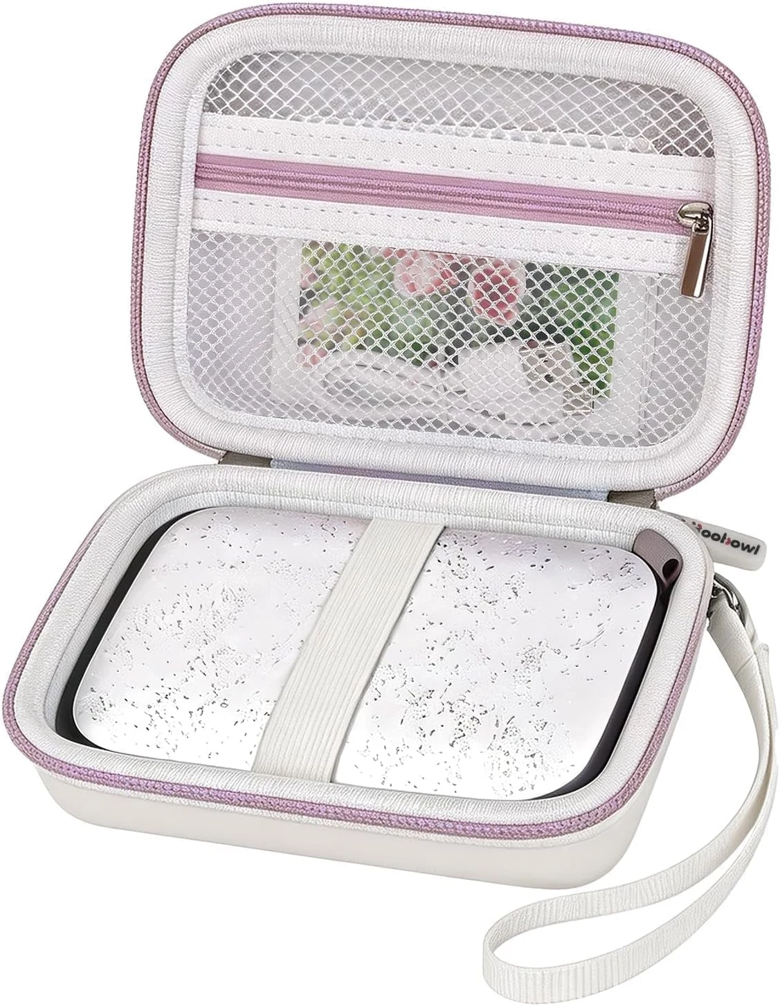 Boobowl Case Compatible with HP Sprocket Select Portable/ 2nd Edition Instant Photo Printer (Box Only) - White