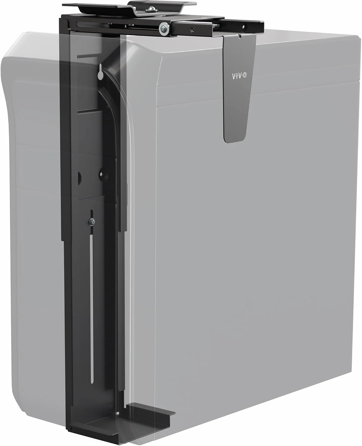 VIVO Under Desk and Wall 8.3 to 13 inch Wide Office and Gaming PC Mount (MOUNT-PC01L)
