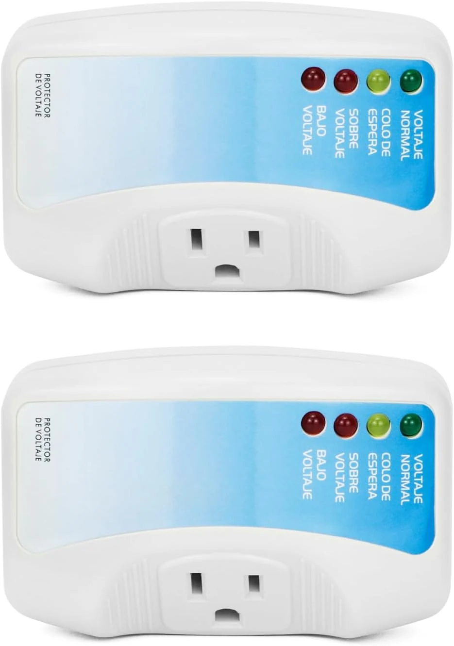 QWORK Voltage Protector 2-Pack for Major Appliances, 120V 1400W, Surge & Voltage Fluctuation Protection