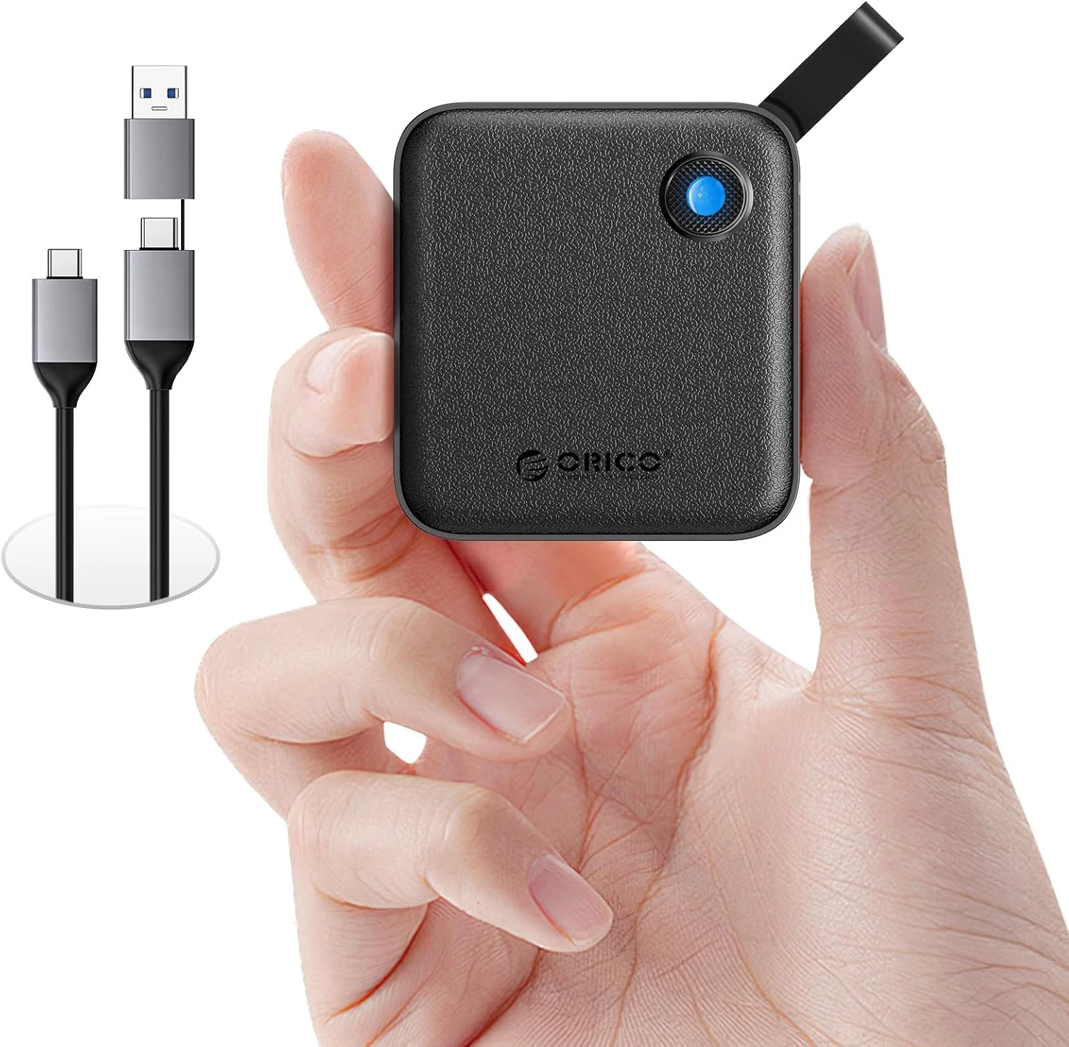 ORICO Portable SSD 256 GB with 2 in 1 USB C Cable (B5PLUS)
